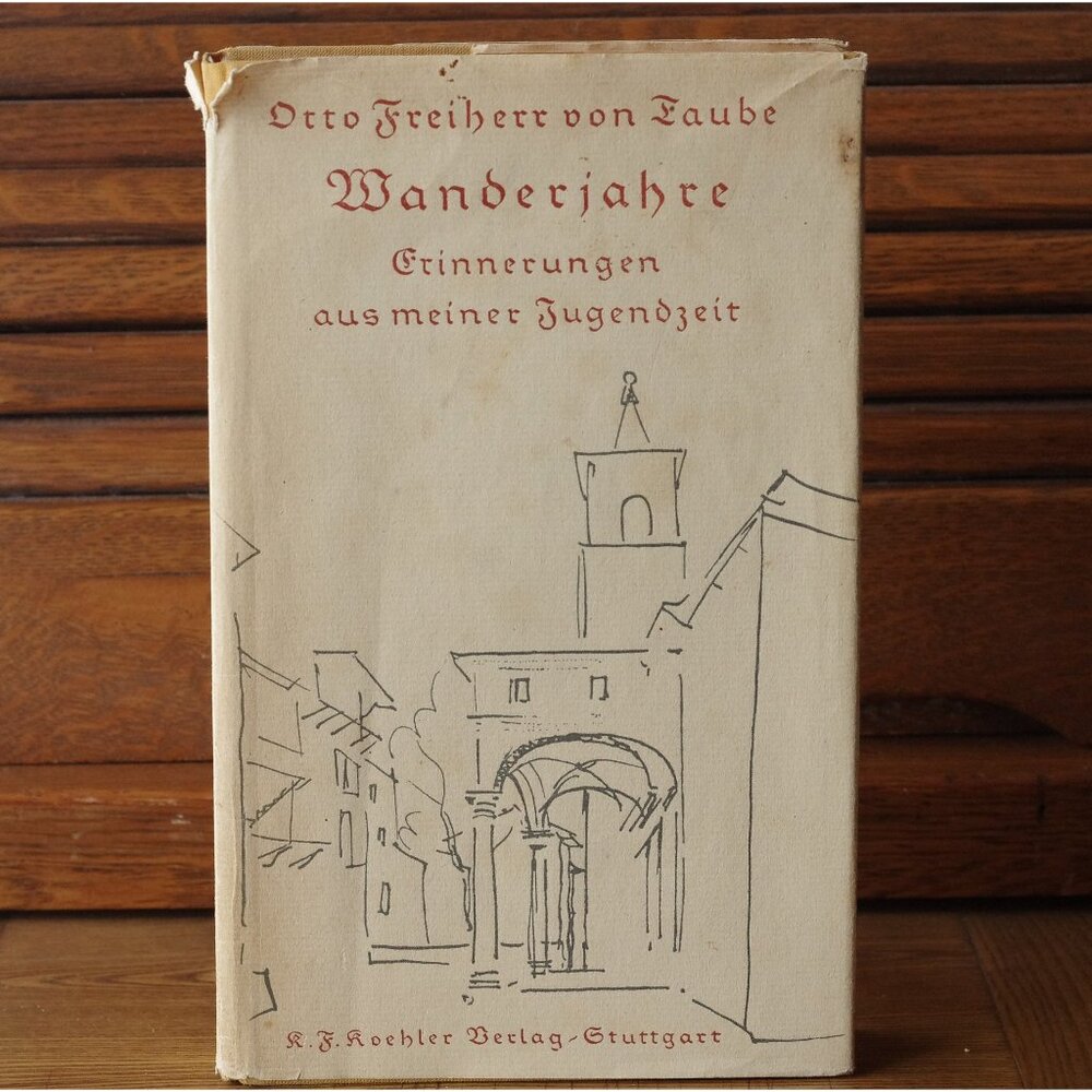 Wanderjahre Eeinnerungen aus meiner Jugendzeit 1950 German Language Book Memoirs